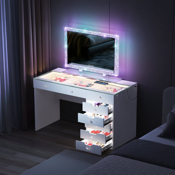 Diamond Dresser Mirror