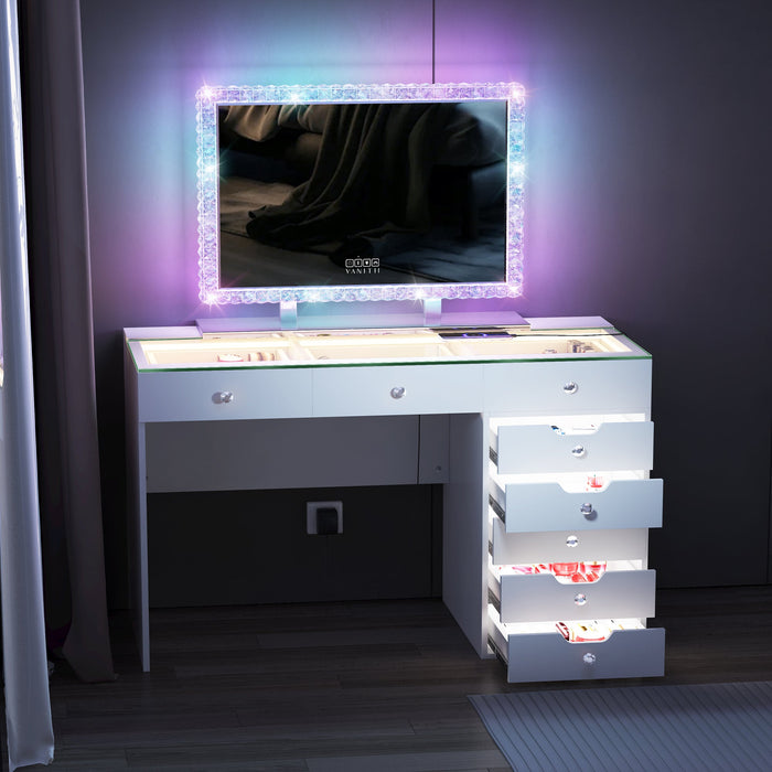 Diamond Dresser Mirror