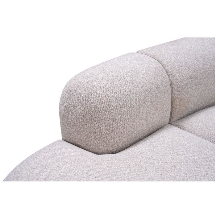 Daytona Fabric Curved Lounge, 360cm