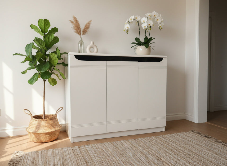 Luca Shoe Cabinet Cabinet, FULLY ASSEMBLED