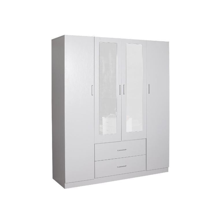 Redmond 4 Drawer Robe, Black Lj Bedding and Furnitures