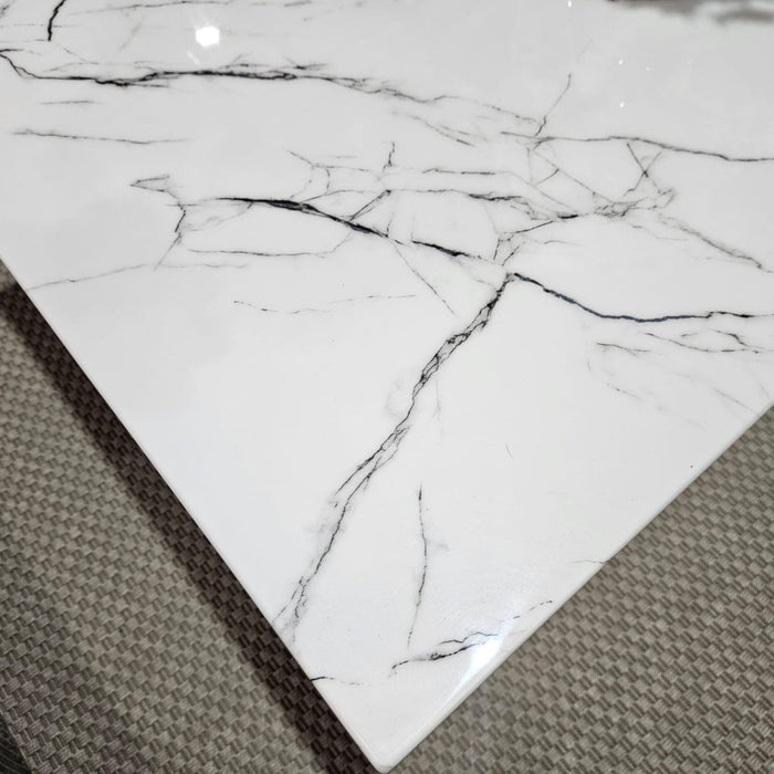 White Monaco Marble Coffee Table