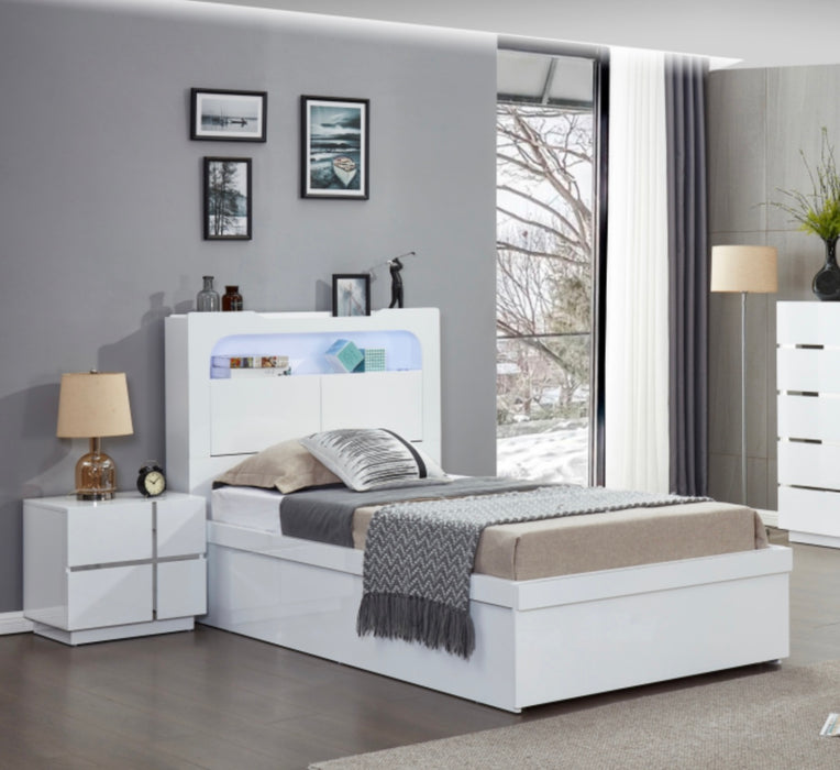 New York King Single Storage Bed