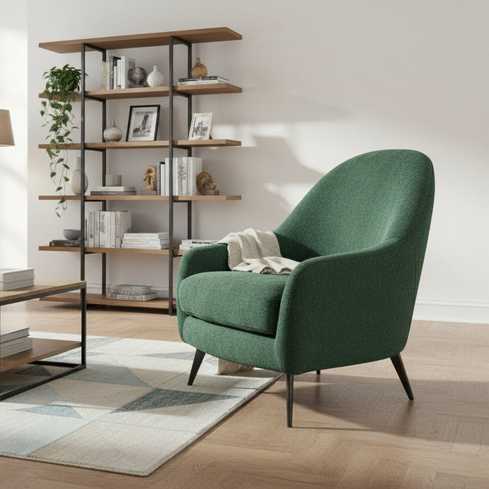 William Dark Green Armchair