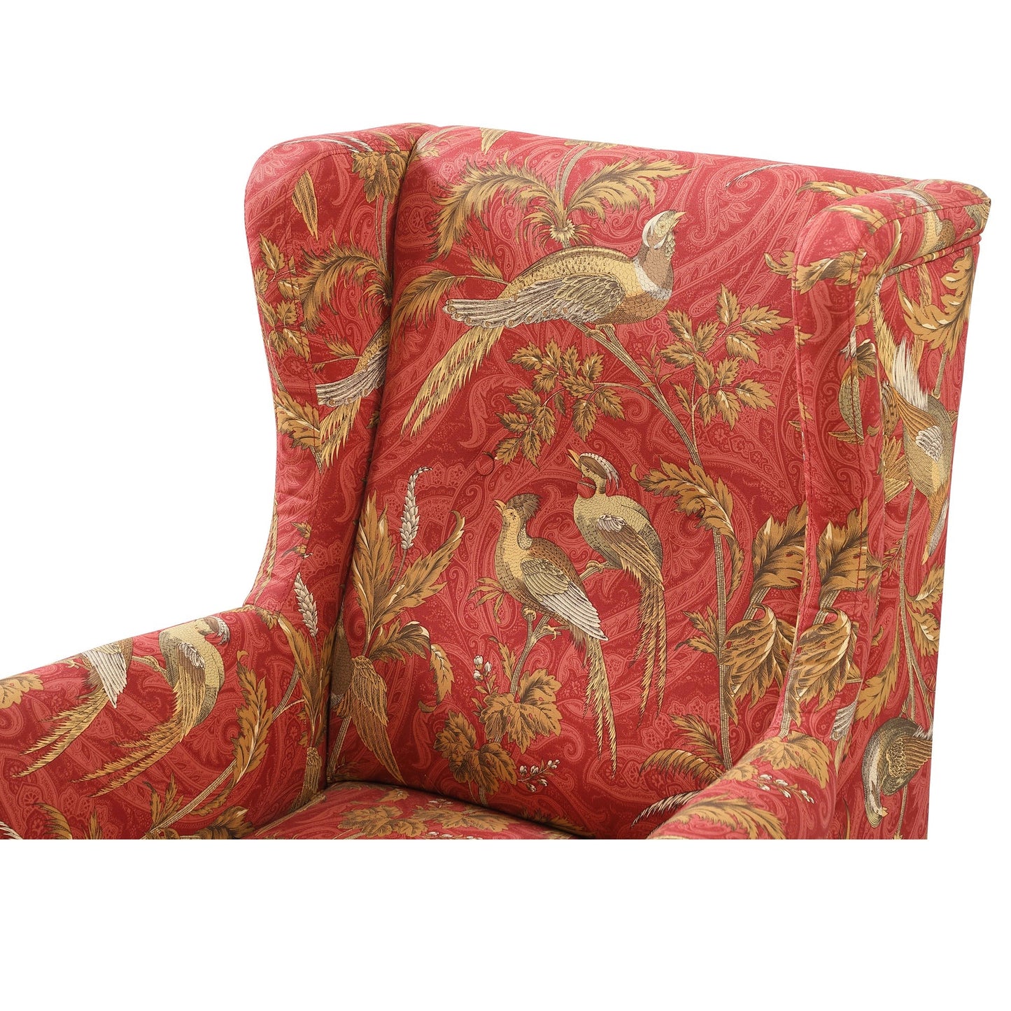 Chelsea Accent Chair upholstered in Bird Chinoiserie