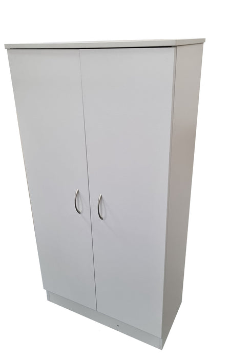 Mission 2 Door Shoe Cabinet 61cm W x 120cm H - White