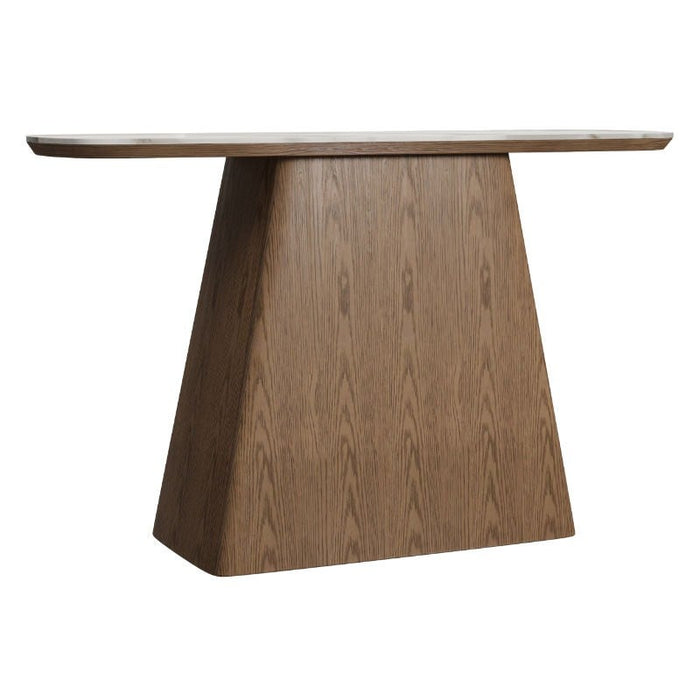 Hudson Sintered Stone Top Wooden Hallway Table 120cm