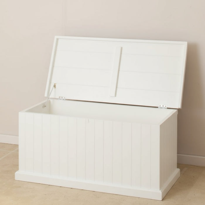 Ken 1.2m White Solid Timber Blanket Box