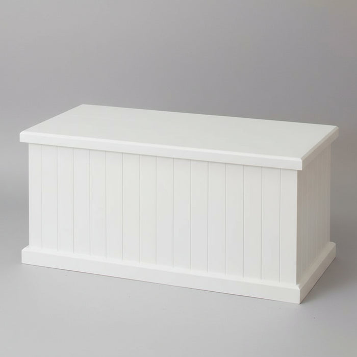 Ken 1.2m White Solid Timber Blanket Box