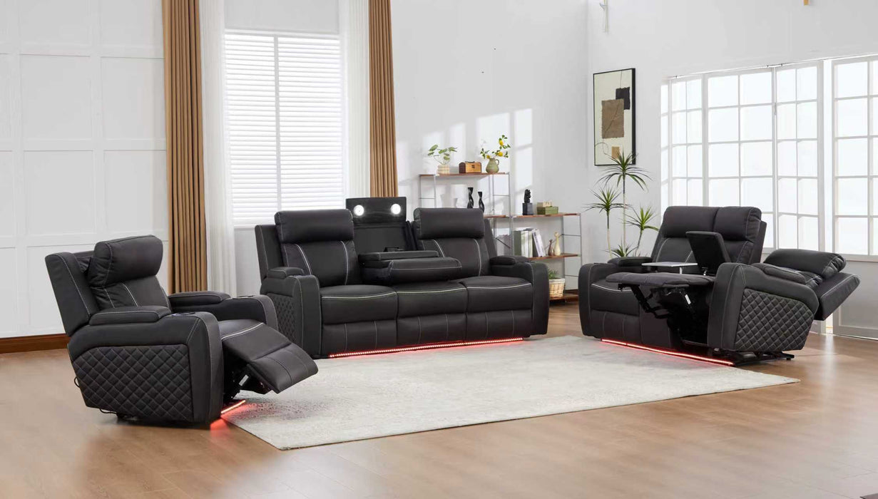 Madison 5 Seater Recliner in Fabric
