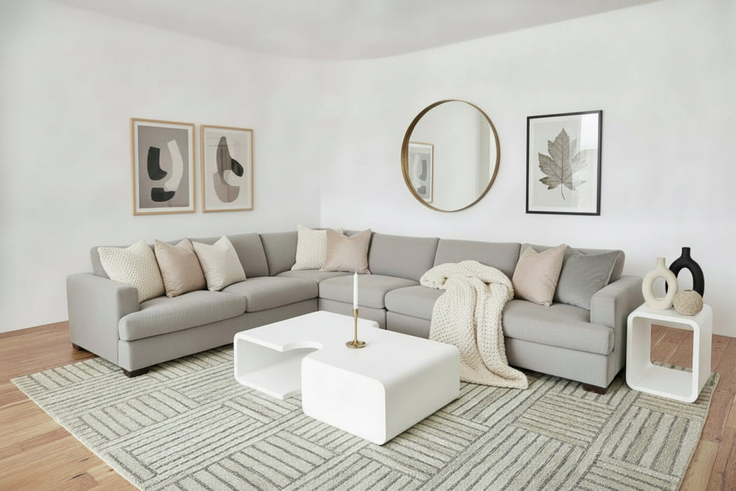 Byron Corner Luxurious Foam Lounge in Fabric