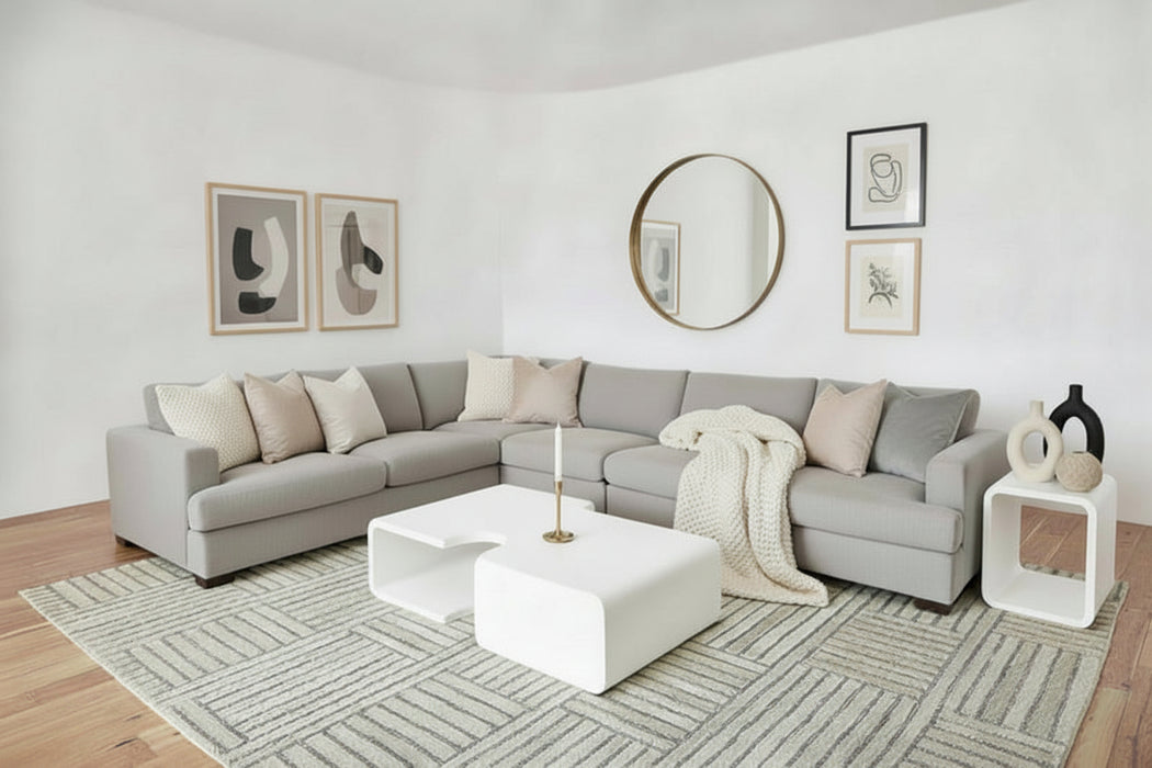 Byron Corner Luxurious Foam Lounge in Fabric