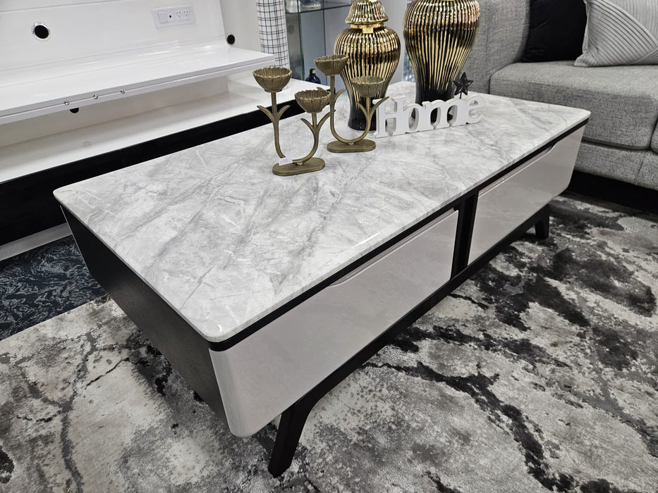 Grey Carla Marble Coffee Table