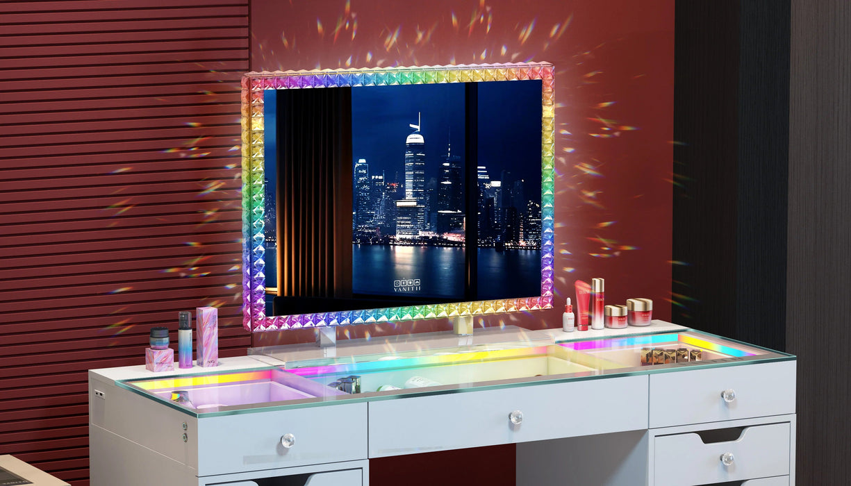 Diamond Dresser Mirror