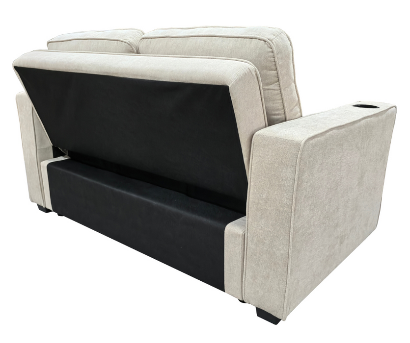 Miles 2 Seater Sofa Bed - Beige