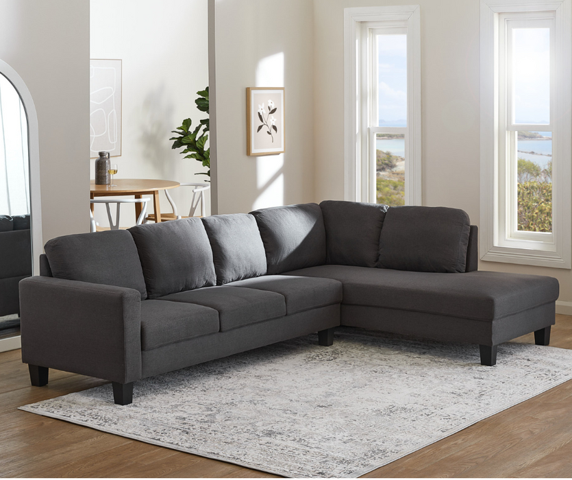 Evana 5 Seater Lounge Right Side Chaise