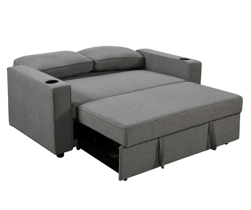 Miles 2 Seater Sofa Bed - Dark Grey
