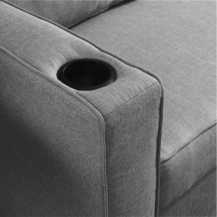 Miles 2 Seater Sofa Bed Dark Grey