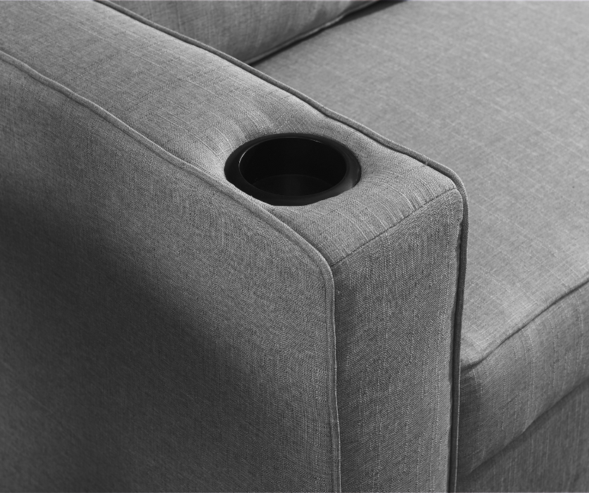 Miles 2 Seater Sofa Bed - Dark Grey