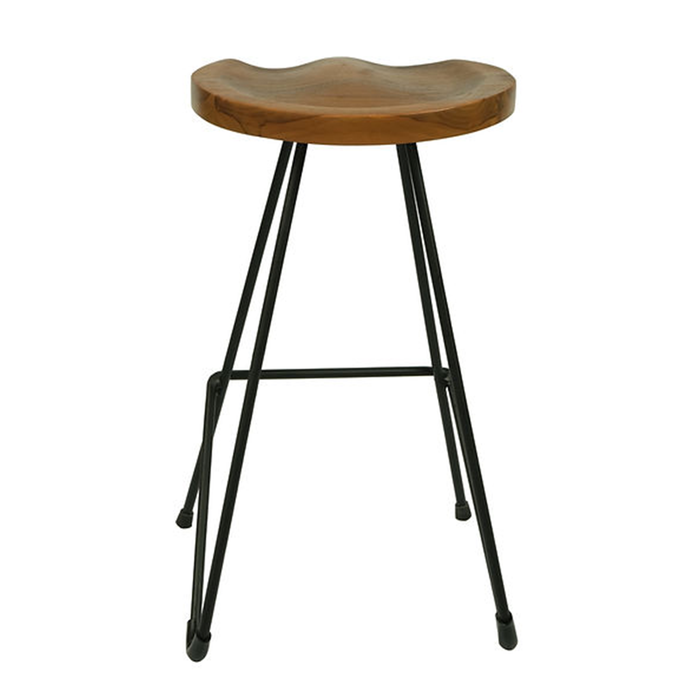 Industrial Saddle Shape Stool