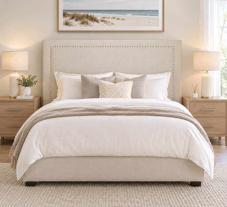 Angeles Queen Bedhead Natural