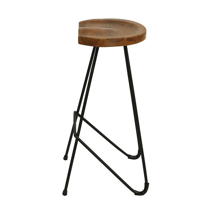 Industrial Saddle Shape Stool