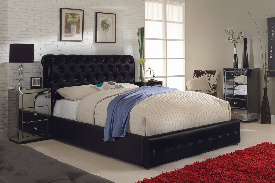 Milano Queen Leather Bed Frame