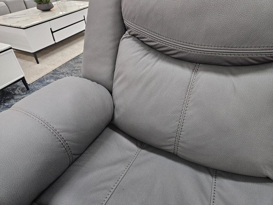 Urana Charcoal 2 Seater Electric Recliner Sofa