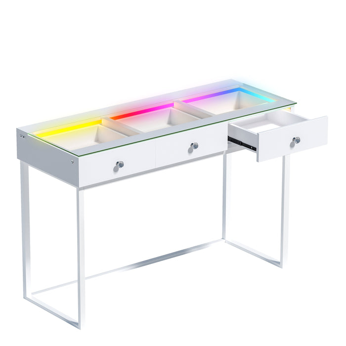 Billie 3 Storage Drawers Dresser Desk