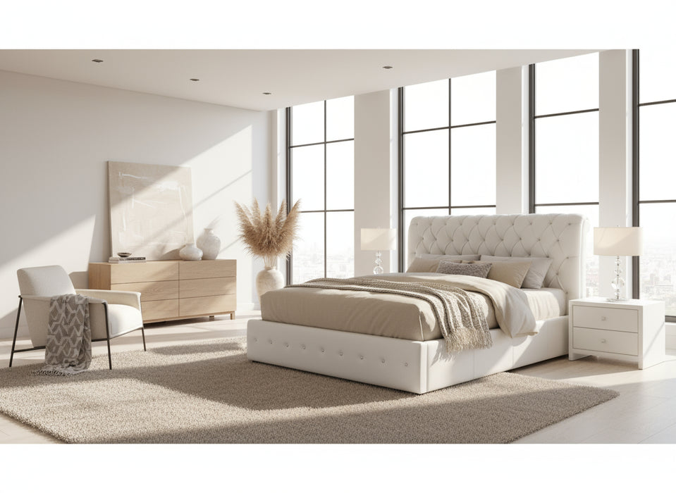 Diamente Leather Bed Frame
