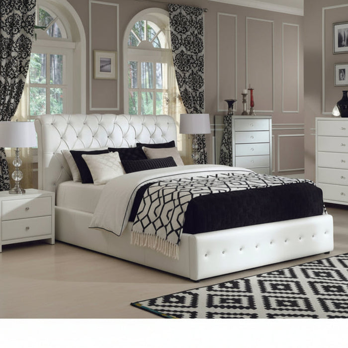 Milano Queen Leather Bed Frame