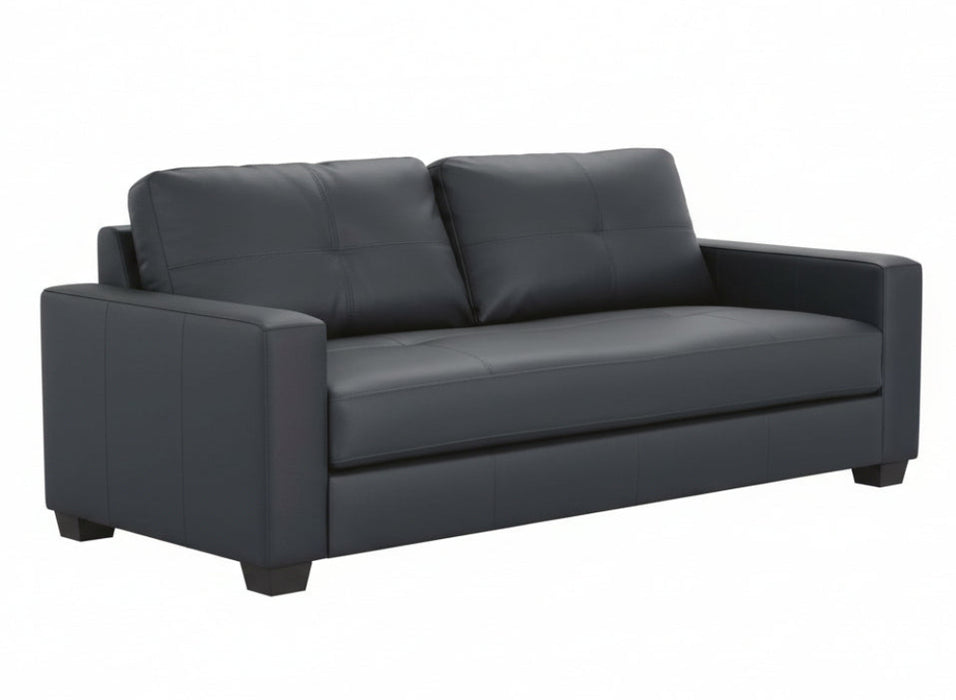 3 Seater Bianca Faux Leather Sofa - Fire Resistant