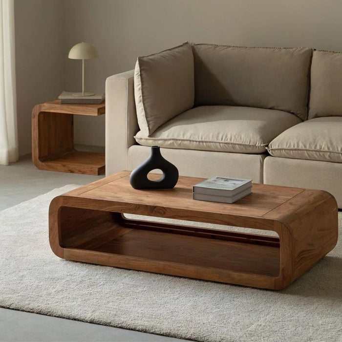 Natural Curve Coffee Table Mango Wood