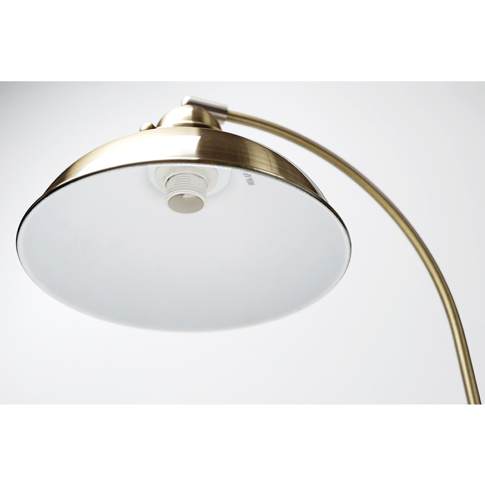 Manor Metal Table Lamp - Weathered Brass