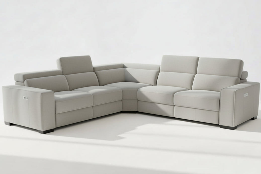 Lorenzo 5 Seater Modular Fabric Corner Lounge