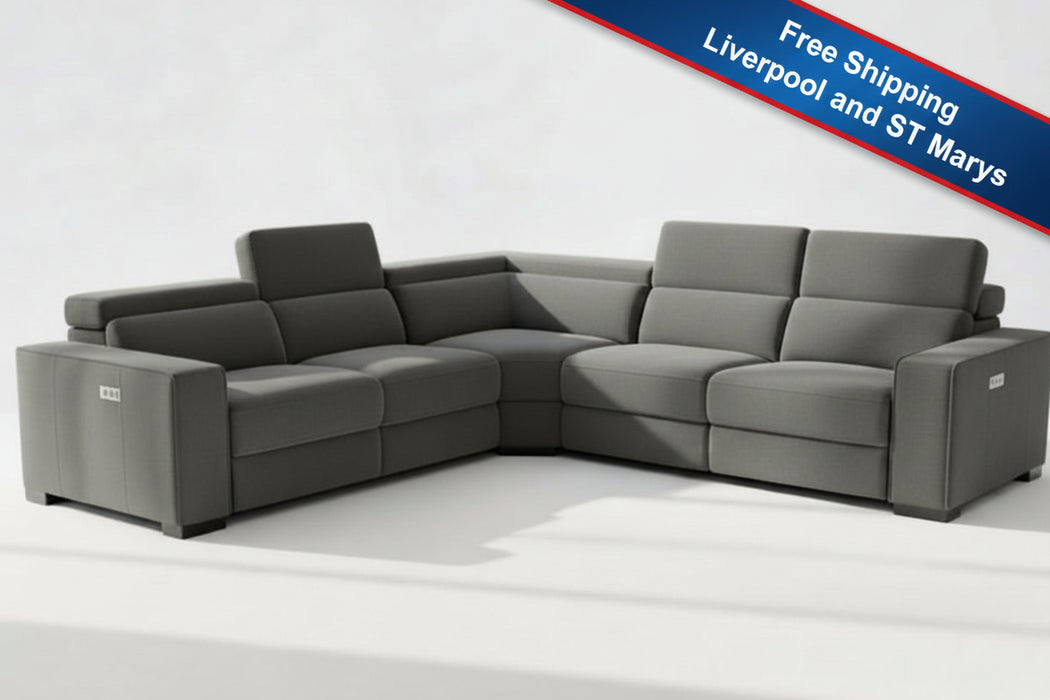 Lorenzo 5 Seater Modular Fabric Corner Lounge