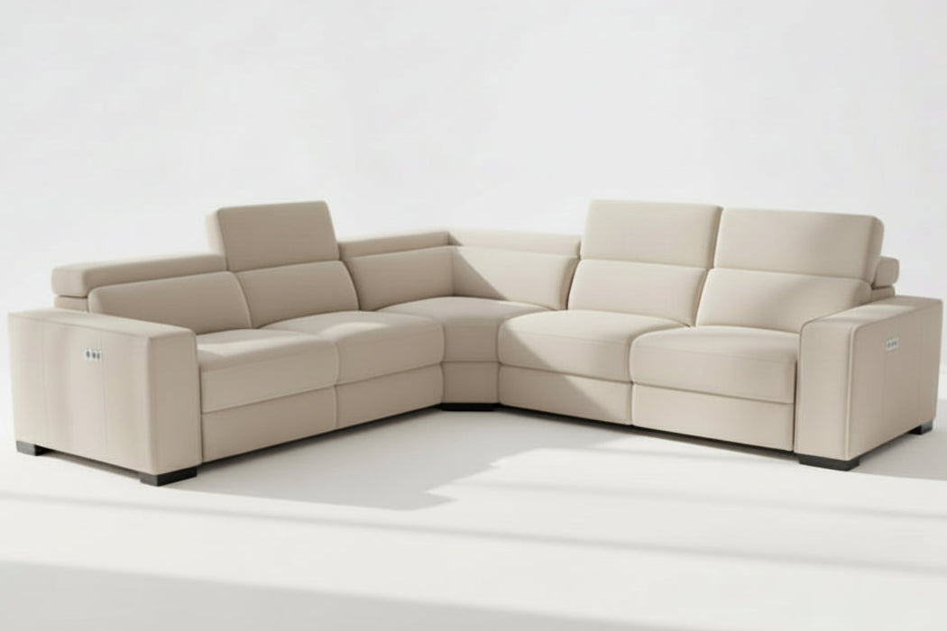 Lorenzo 5 Seater Modular Fabric Corner Lounge