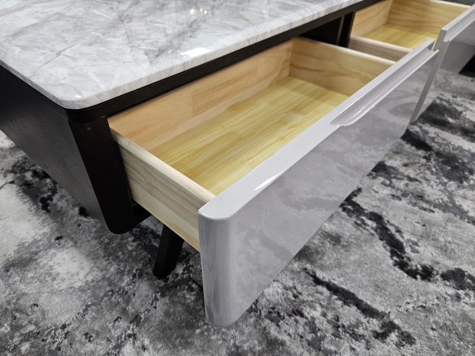 Grey Carla Marble Coffee Table