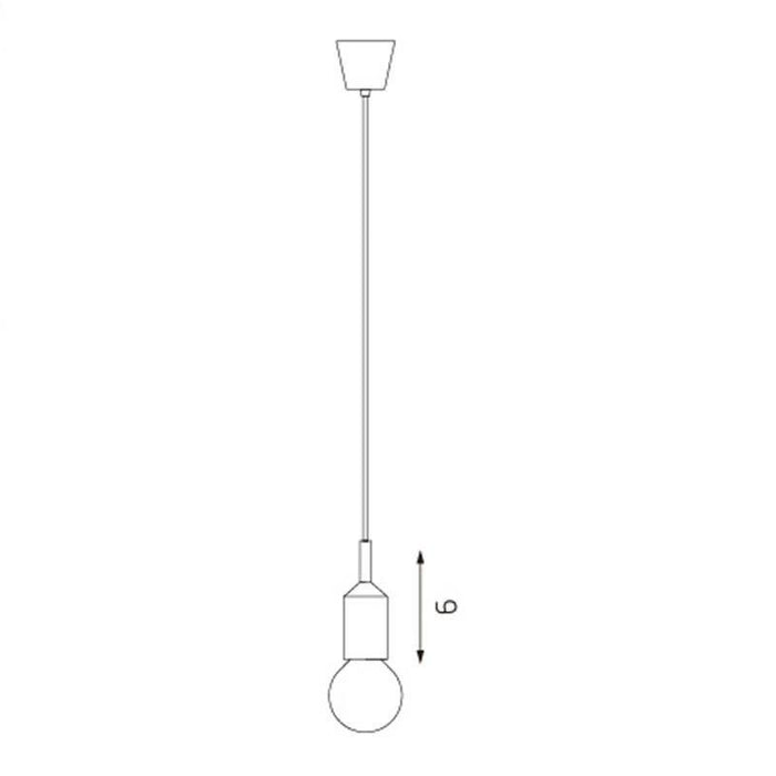 Green Colour Silicone Ceiling Pendant Light