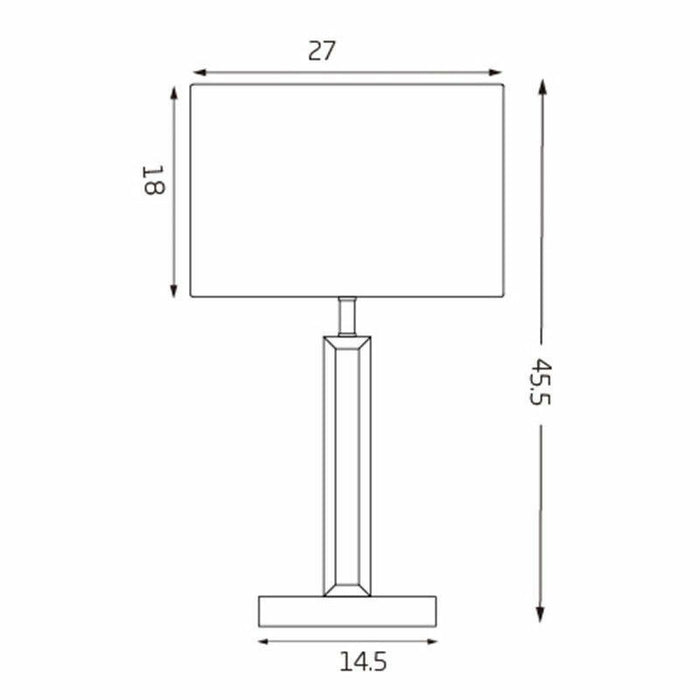 Margleus Table Lamp with Marble Base