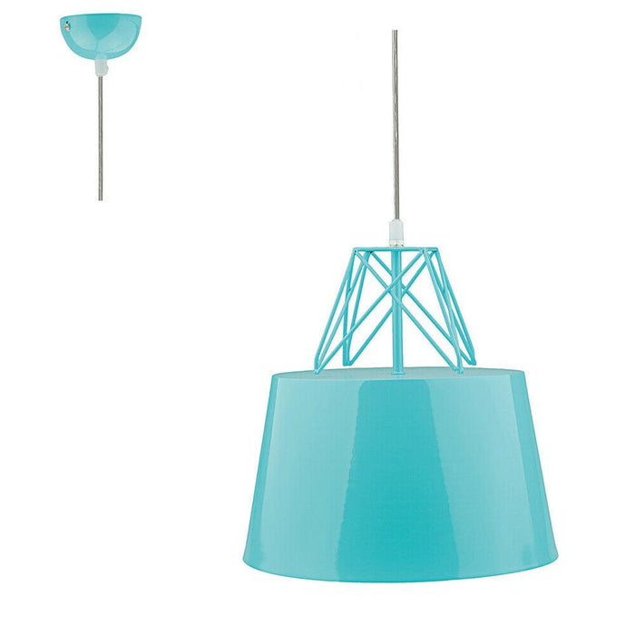 Kaelan Metal Pendant Light - Blue