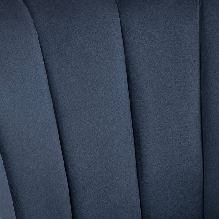 Cecil Velvet Navy Accent Tub Chair