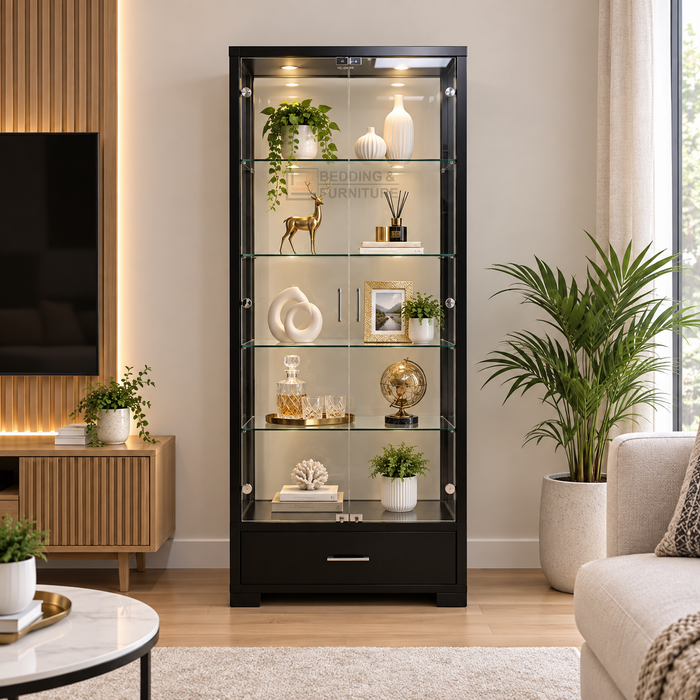 Waratah Display Cabinet - Black