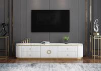 Amarelle White Tv Stand 160-200 CM