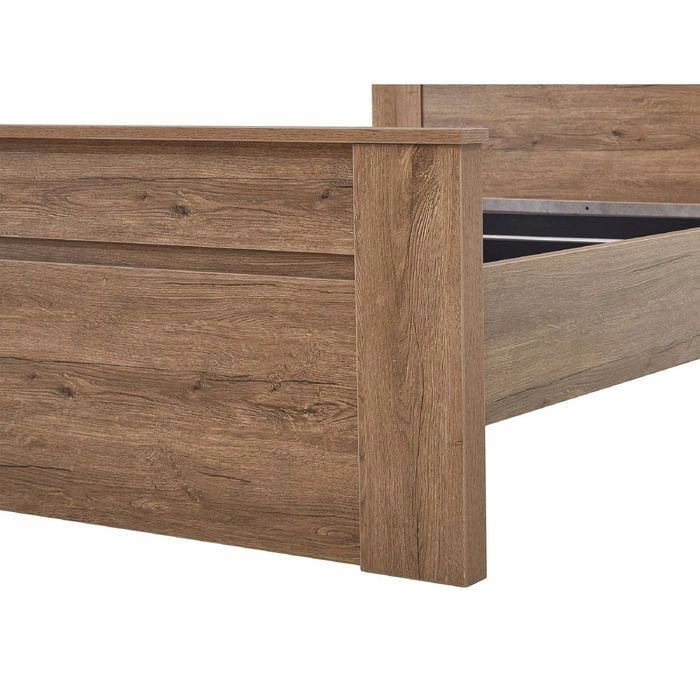 Jason Queen Bed, Dark Oak