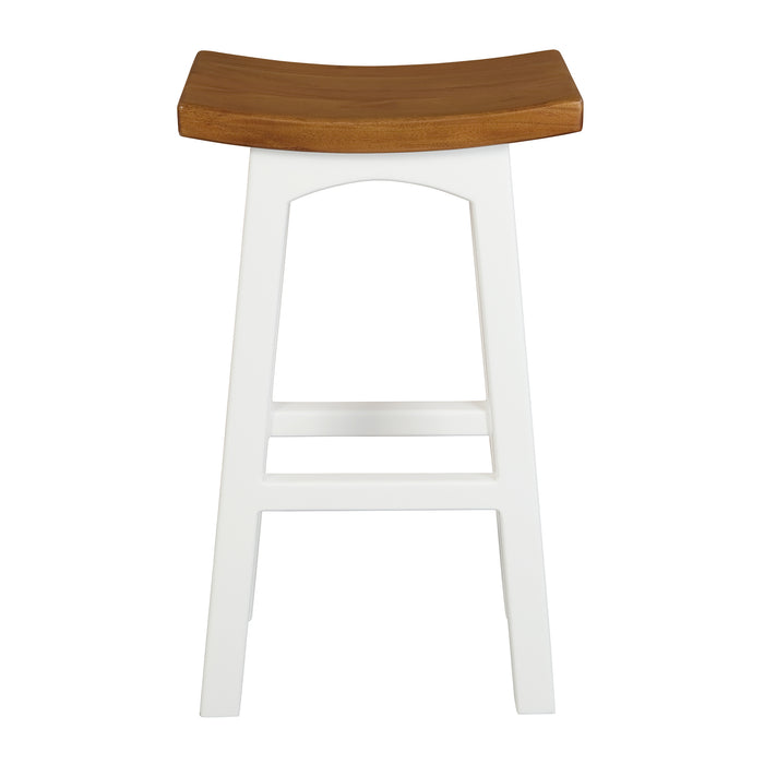 Tokyo Solid Mahogany Timber Kitchen Counter Stool