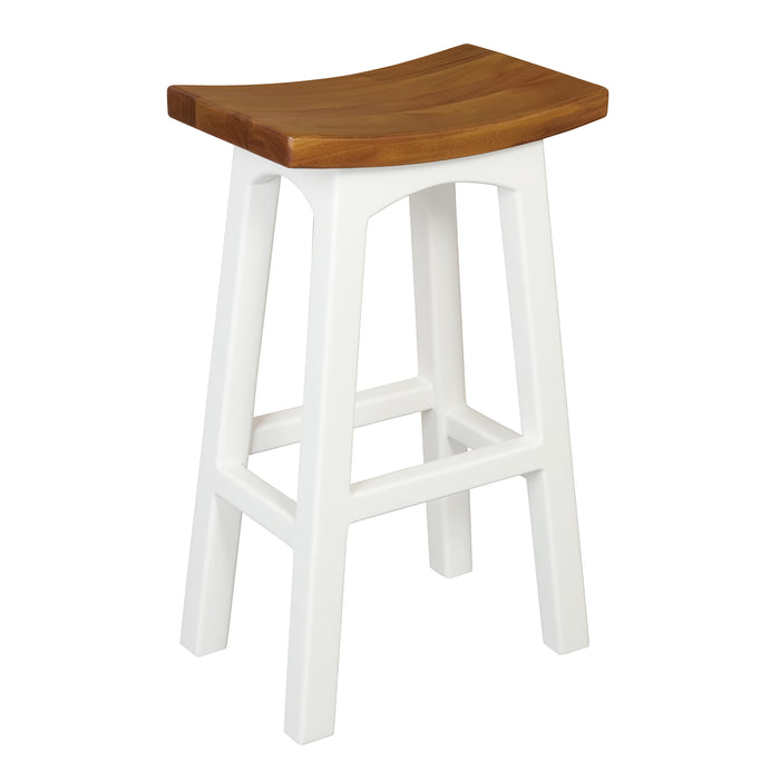 Tokyo Solid Mahogany Timber Kitchen Counter Stool
