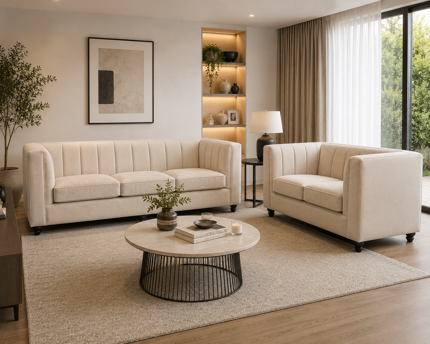 Byron Australian Made Modern Panelled Lounge