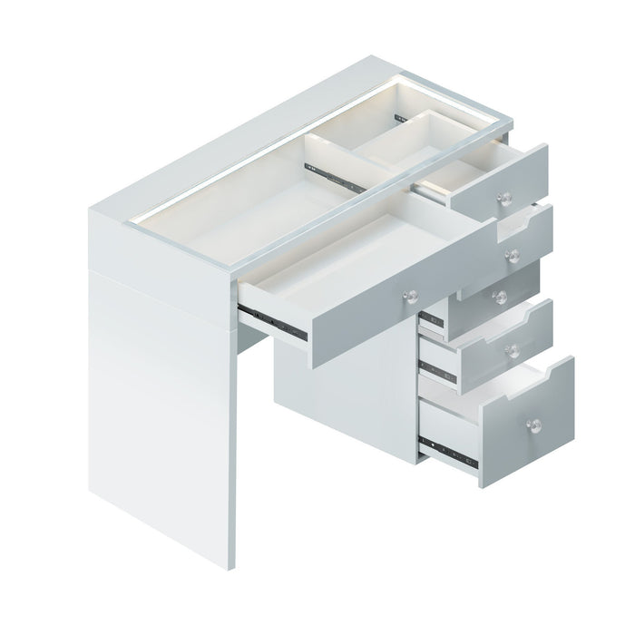 Diana 92cm Dresser with 6 Storage Drawers