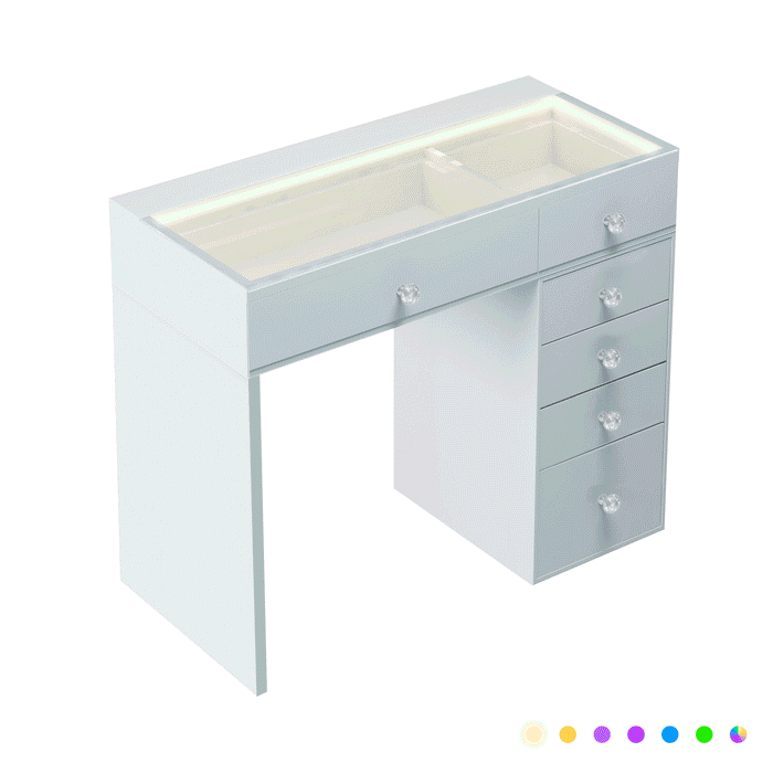Diana 92cm Dresser with 6 Storage Drawers